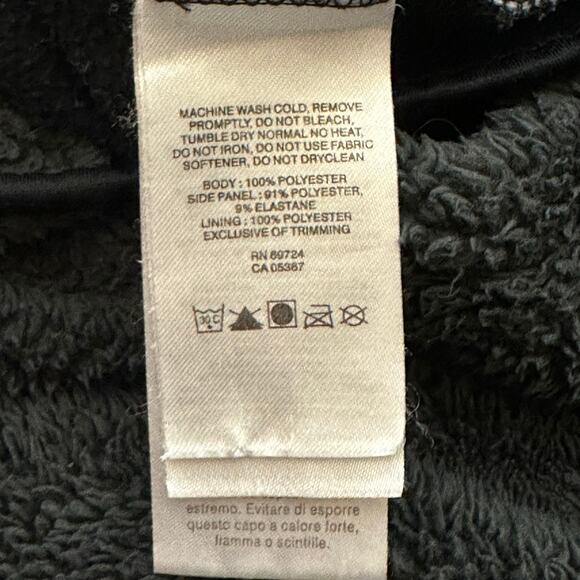 Women's Black Gray Columbia Fleece Zip Up Sz M - Picture 4 of 8